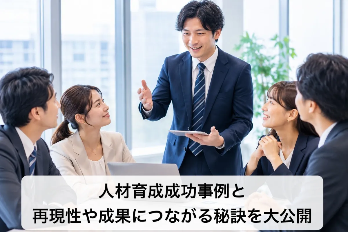 人材育成成功事例と再現性や成果につながる秘訣を大公開
